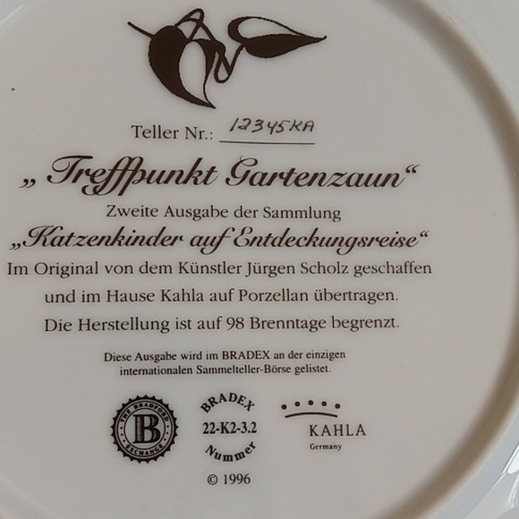 The Bradford Exchange Porcelain Plates (3 Plates) - Picture 6 of 13